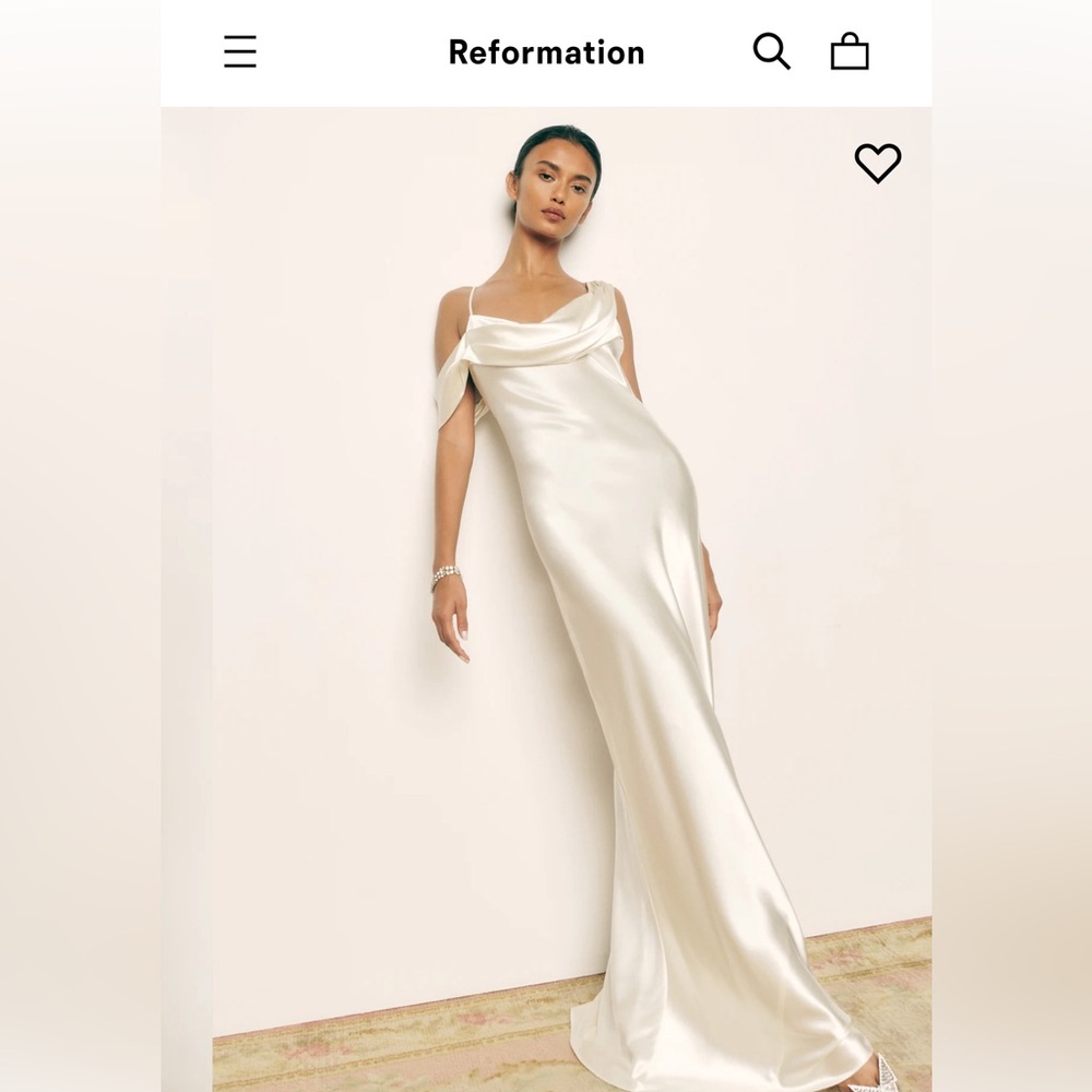 Ronda Silk Dress - Ivory